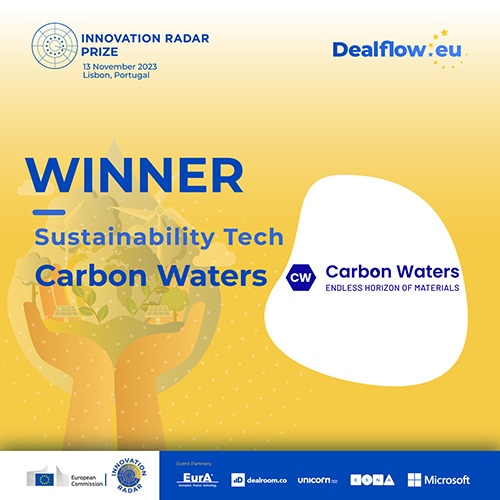 Lauréat du Innovation Radar Prize, catégorie Sustainability Tech